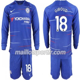 Maillot de Foot Chelsea Olivier Giroud 18 Enfant Domicile 2018/19 ML